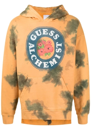 Alchemist tie-dye cotton hoodie - Yellow