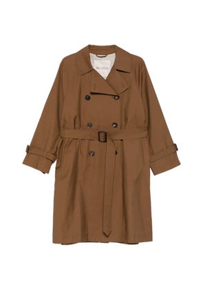 Max Mara double-breasted belted coat - Brown