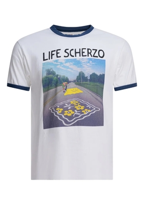 KAPITAL graphic-print crew-neck T-shirt - White