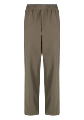 GR10K mid-rise straight-leg trousers - Green