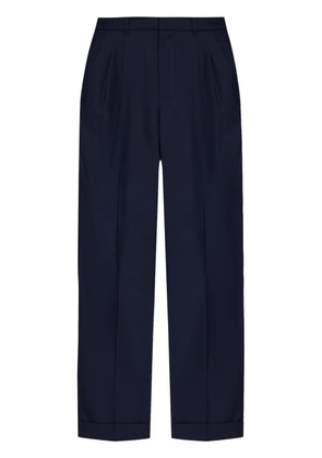 Casablanca creased straight-leg trousers - Blue