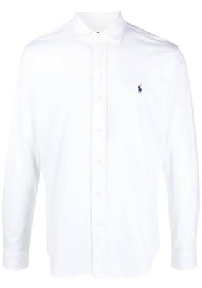 Polo Ralph Lauren embroidered polo-pony shirt - White