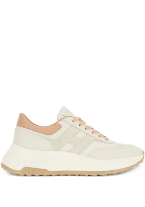 Hogan Hi-fi leather panelled trainers - Neutrals