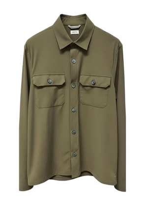DISTRETTO 12 buttoned pocket shirt jacket - Green