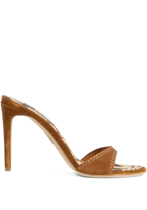 DSQUARED2 strappy twin mule sandals - Brown