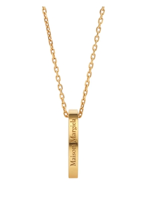 Maison Margiela logo ring necklace - Gold
