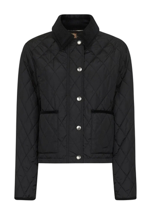 Burberry diamond-quilted jacket - Black