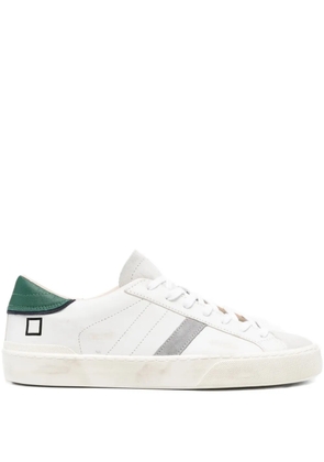 D.A.T.E. Hill Low leather-panel sneakers - White