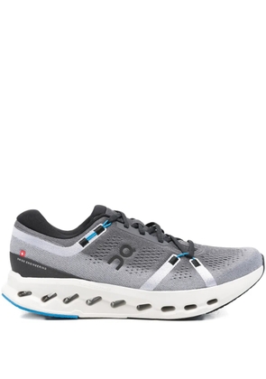 On logo-print sneakers - Black