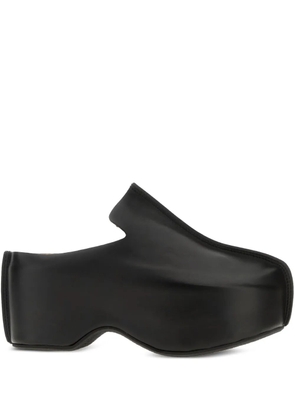 JW Anderson platform leather clogs - Black