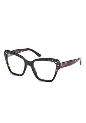GUESS EYEWEAR embellished glasses - Brown