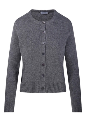 BeYou button-front cardigan - Grey