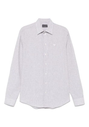 Emporio Armani striped shirt - Brown