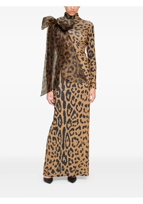 Atu Body Couture leopard-print dress - Brown
