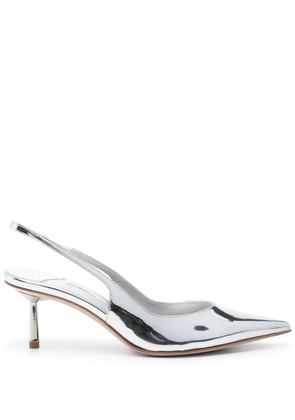 Le Silla 55mm Bella slingback pumps - Silver