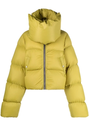 Rick Owens funnel-neck puffer jacket - Green