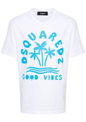 DSQUARED2 logo-print T-shirt - White