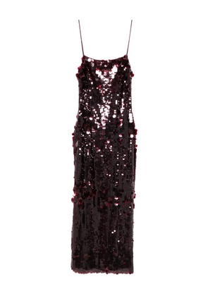 Retrofete Alana sequin strap midi dress - Purple