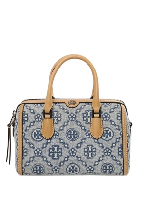 Tory Burch Barrel patterned top-handle tote bag - Blue