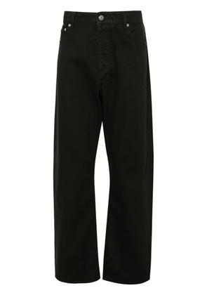 Nanushka straight-leg cotton-blend jeans - Grey