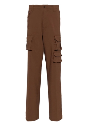 ASPESI multi-pocket straight leg trousers - Brown