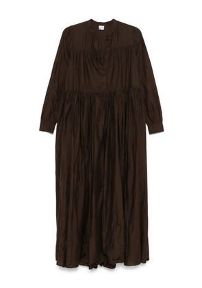 ASPESI cotton muslin maxi dress - Brown