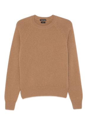 TOM FORD raglan-sleeve cashmere sweater - Neutrals