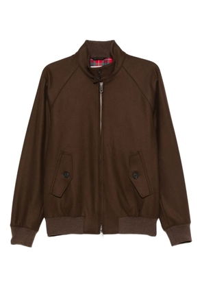 Baracuta zip-up bomber jacket - Brown