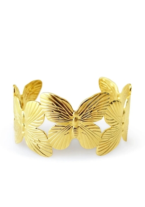 HZMER JEWELLERY butterfly-detail bangle - Gold