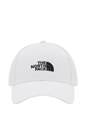 The North Face logo-embroidered cap - White