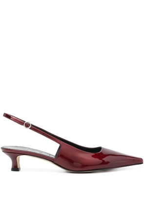 Aeyde 35mm Catrina slingback pumps - Red