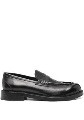 LeQarant penny leather loafers - Black