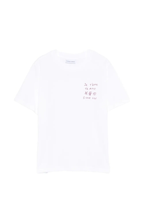 Maison Labiche lettering T-shirt - White