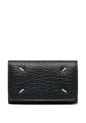 MM6 Maison Margiela four-stitch leather key holder - Black