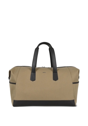 BOSS Dakkar top-handle duffle bag - Neutrals