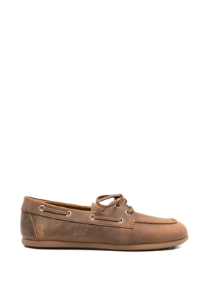 P.A.R.O.S.H. lace-up fastening loafers - Brown