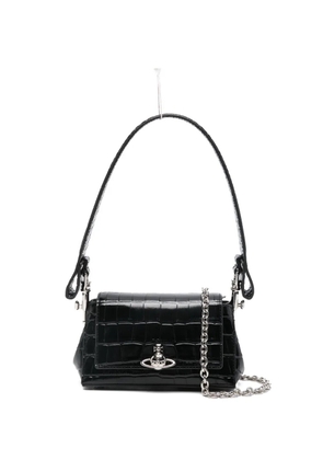 Vivienne Westwood small Hazel Orb-detail shoulder bag - Black