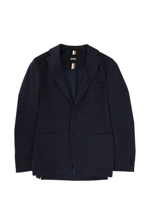 BOSS ribbed blazer - Blue