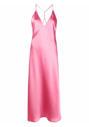 Blanca Vita V-neck stappy dress - Pink
