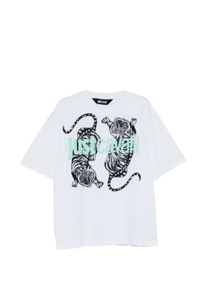 Just Cavalli tiger graphic T-shirt - White