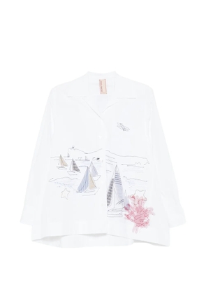 Antonio Marras Robespierre Vela printed shirt - White