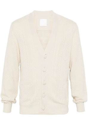 Givenchy 4G cable-knit cardigan - Neutrals
