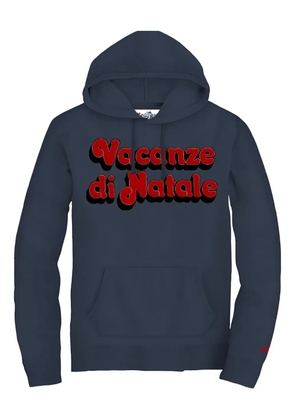 MC2 Saint Barth lettering-embroidered hoodie - Grey