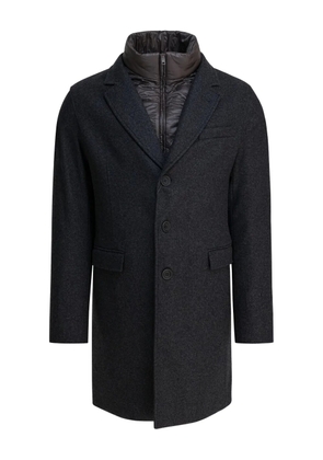 Herno button herringbone coat - Grey