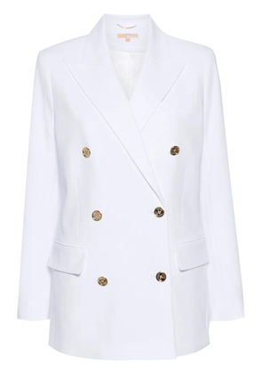 Michael Michael Kors crepe double-breasted blazer - White