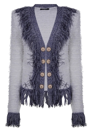 Balmain fringed jacket - White