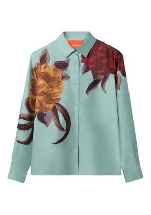 La DoubleJ floral print shirt - Blue