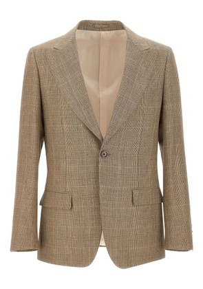 Lardini houndstooth blazer - Brown
