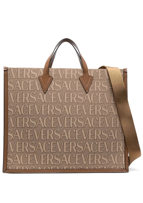 Versace Versace Allover tote bag - Brown