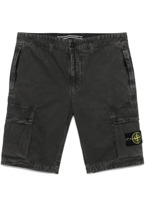 Stone Island Compass-badge shorts - Black